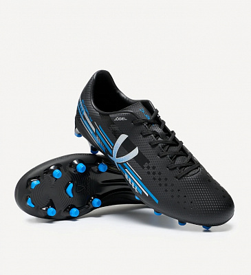 Черный/голубой 
